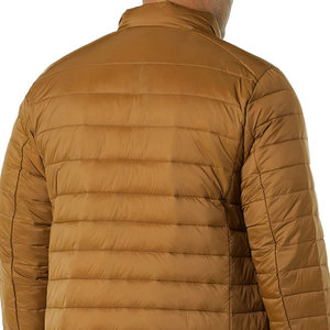 Chaqueta acolchada de la mejor calidad, ropa ligera de invierno para hombre, chaqueta de exterior de talla regular con cuello levantado y logotipo personalizado para hombre - Product Image 2