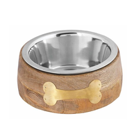 Meilleur choix, excellent choix : Gamelles et distributeurs de nourriture artisanaux en bois naturel pour chats et chiens, fabriqués au Vietnam