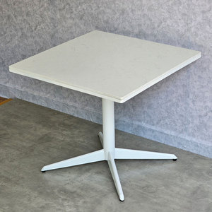 BA68163 Square <b>Dining</b> <b>Table</b> 80x70cm with Stone Top Assembled and Extendable for Home Bar or Living Room Furniture - Product Image 5