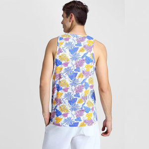 Camiseta Deportiva Personalizada para Hombre, Transpirable, de Secado Rápido, Ecológica, de Poliéster/Algodón, Diseño sin Mangas, para Fitness, Entrenamiento, Casual, Tallas Grandes - Product Image 2