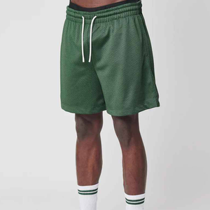 Shorts d'été pour hommes à séchage rapide, respirants, en maille, style streetwear, avec logo personnalisé, coupe ample, en polyester, grandes tailles, pour fitness et basketball - Product Image 2