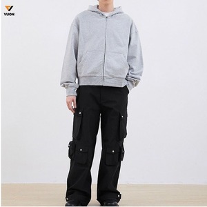 OEM Custom <b>Zip</b> Hoodie Manufacturer Men's High Quality Regular Fit 100% Cotton Winter for Blank <b>Zip</b> Hoodies - Product Image 6