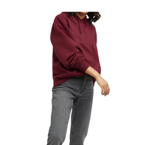 Sudadera con capucha de gran tamaño de alta calidad para mujer, Top informal deportivo de manga larga con estampado a la moda para otoño e invierno, ropa de calle frontal - Product Image 4