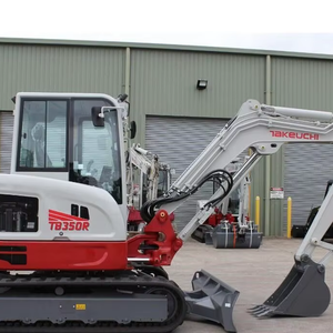 Takeuchi TB350R Excavatrice compacte Capacité 5T Balançoire à queue courte pour le travail dans des espaces confinés étroits Pompe à moteur Kubota - Product Image 6