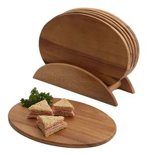 Tapete de mesa de MDF con aislamiento de dibujos animados de madera natural, almohadillas de cocina antideslizantes con lindo posavasos para olla y tazón de té - Product Image 6