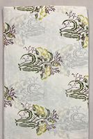 Tissu en coton imprimé à la main de luxe de Jaipur, motif floral bio, textile indien fait main en gros pour la fourniture de vêtements de boutique