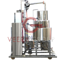 VEERA BD200SC Nouvelle machine à biodiesel, capacité 120L, rendement 85-90% biodiesel, 10-12% glycérine, acier inoxydable 304, 5kW, 4-6h
