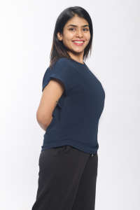 Top de manga larga de punto de gofre de alta calidad para mujer, blusa de ajuste relajado, ropa informal de oficina a la moda, camiseta de tela texturizada a granel - Product Image 2