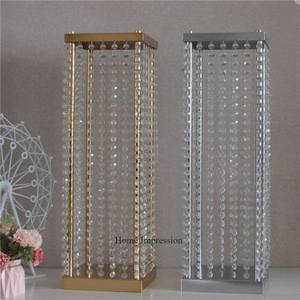 Taille personnalisée Lot de 4 supports Harlow en métal plaqué or de qualité supérieure pour décoration de mariage et de fête à un prix impressionnant - Product Image 3