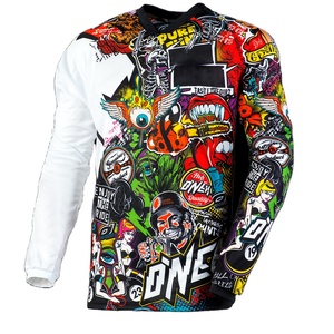 Custom Sublimation Graphic Sports Jersey Long Sleeve Breathable Quick Dry Motocross MTB Cycling Shirt for Men Activewear - Product Image 1