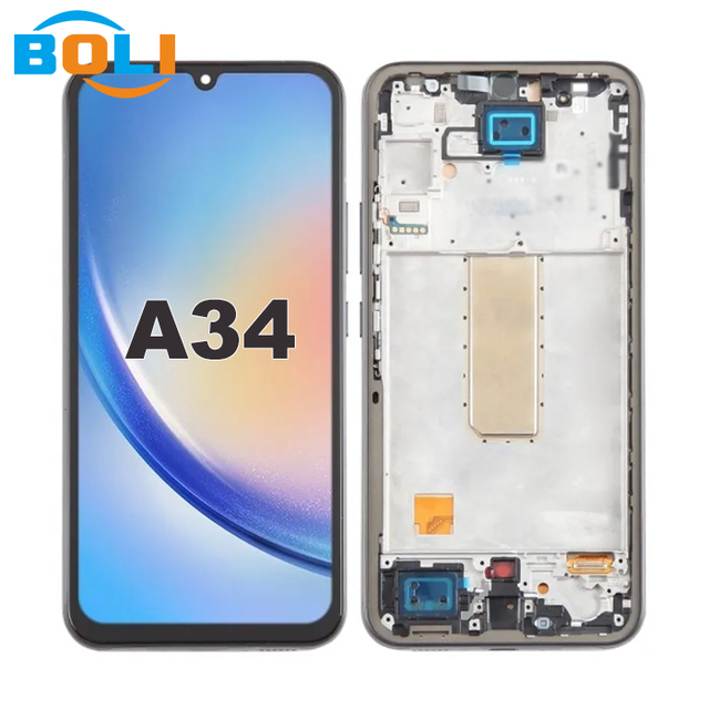 Incell OLED LCD Screen for Samsung A34 A80 J6 J8 A11 A8 J4 J1 Original Frame Compatible for Galaxy S7 Edge A13 Lcd Mobile Phones