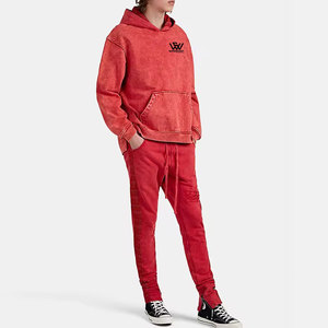 Chándales transpirables de manga larga para hombre Chándal lavado y desteñido al sol de diseño único hecho a medida a la venta - Product Image 1