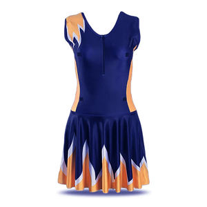 Vente Flash : Robe de Sport de Netball Imprimée par Transfert Thermique, Grande Taille, Résistante à l'Eau, 100% Polyester, Vente Directe Usine - Product Image 5