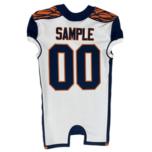 Camisetas personalizadas de fútbol americano de malla de poliéster para hombre, transpirables de talla grande con mangas cortas, estampado sublimado - Product Image 5