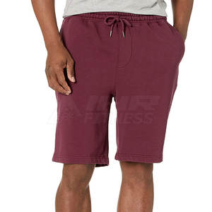 Pantalones cortos informales de algodón para hombre, estilo de calle, cintura media, elásticos, logotipo personalizado, bolsillos laterales impresos, lona sólida impermeable - Product Image 2