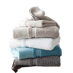 Meilleure vente Gaba Orientals luxe 100% coton serviette de bain 70x140 couleur unie tissé personnalisé hôtel Durable absorbant séchage rapide - Product Image 1