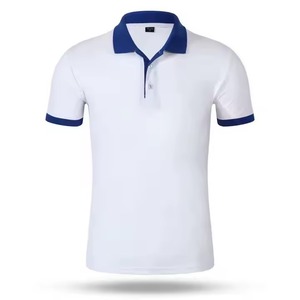 Polo personalizado para hombre, bordado a rayas, 190 gramos, negocios, deportes informales, manga corta, solapa, ropa de trabajo en blanco - Product Image 5