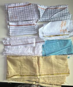 Hilo de tela de lino puro Premium 100%, patrón teñido para tapicería de ropa, decoración del hogar, Material Natural suave y transpirable por metro - Product Image 4