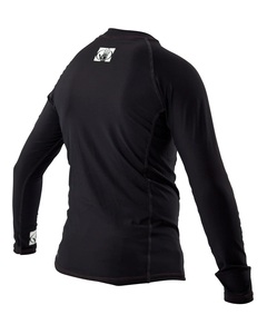 Rashguard respirant à manches courtes pour adulte - Noir UPF50+ Séchage rapide - Product Image 2