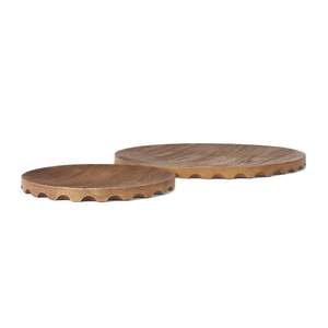 Rustic Bread Tray Mango Wood Tray for Home or Kitchen Serving Bread or Snacks Natural Wooden Platter for Farmhouse <b>Decor</b> - Product Image 3