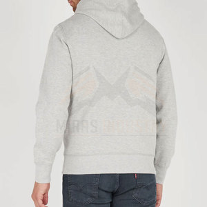 เสื้อฮู้ดผู้ชายราคาโรงงาน ผ้าฟลีซฝรั่งเศส ระบายอากาศได้ดี มีกระเป๋า น้ำหนักเบา พิมพ์ลาย/สีพื้น/ย้อมสี สำหรับฤดูหนาว - Product Image 6