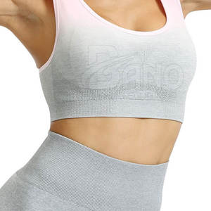 Sujetador deportivo y mallas de Yoga Push Up High Stretch Tummy Compression Workout Leggings para mujer - Product Image 3