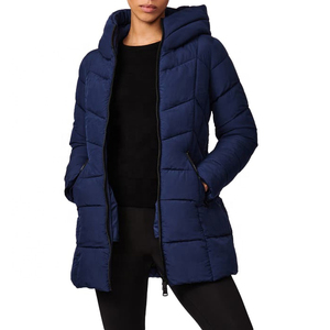 Custom Factory Oversize Outdoor Unisex Knitted Puffer Jacket Women <b>Waterproof</b> Windproof Hooded Winter Wholesale Reversible - Product Image 5
