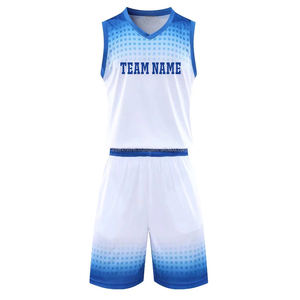 Conjunto de Uniforme de Baloncesto para Hombre |   Equipaciones de Baloncesto para Adultos |   Ropa Deportiva Personalizada para Equipos Universitarios con Características Antibacterianas y de Secado Rápido - Product Image 5