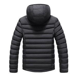 Doudoune hommes décontracté hiver col montant avant Logo élégant coupe-vent imperméable 2025 - Product Image 3