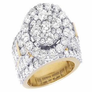 Anillo de compromiso de diamante redondo de moissanita estilo Halo, anillo de boda de diamantes VVS de plata de ley S925 para mujer - Product Image 1