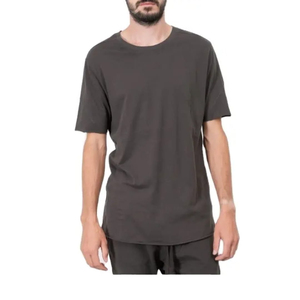 100% coton microfibre ajusté à manches courtes hommes imprimé T-shirts Logo vierge marque personnalisée couleur unie hommes Sport t-shirt - Product Image 5