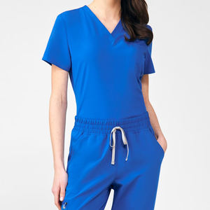 Uniformes hospitaliers gommages médicaux infirmière à manches courtes combinaison de gommage de haute qualité ensemble de costumes médicaux pour femmes - Product Image 2