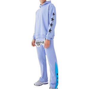 2025 conception personnalisée partout impression 100% coton hommes survêtements poids lourd ensemble pour hommes survêtements respirants pour hommes - Product Image 1