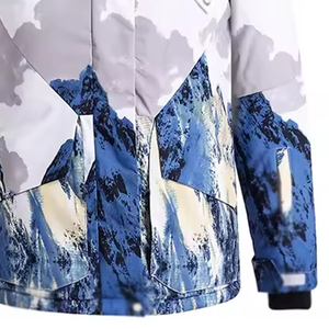 Combinaison de ski pour homme personnalisée, imperméable, respirante, imprimée sur toute la surface, coupe-vent, combinaison de snowboard, combinaison de neige d'hiver - Product Image 5