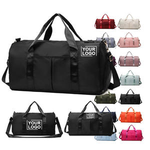 Bolsa de Deporte de Lona Personalizada para Mujer y Hombre, para Viajes, Deportes, Fines de Semana, Impermeable, Gran Capacidad, con Bolsillo Impermeable - Product Image 1
