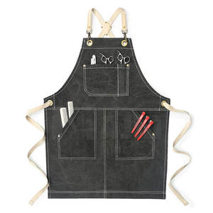 Manufacturer Adjustable Low Price Barber <b>Aprons</b> Solid Plain Color <b>Waterproof</b> Barber <b>Aprons</b> - Product Image 1