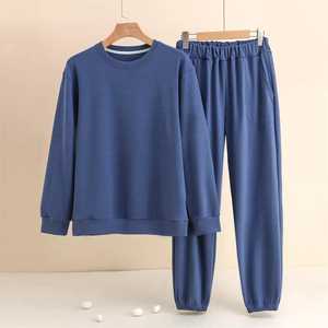 Ensemble 2 pièces pour hommes, sweat à capuche décontracté athlétique, jogging, pantalon de sport, survêtement - Product Image 1