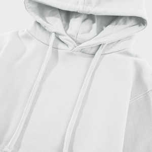 Top corto informal con capucha para mujer al por mayor, material de lana de alta calidad, peso ligero, cómodo estampado personalizado para el invierno - Product Image 4