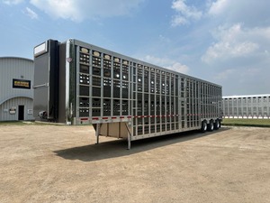 Remolque de ganado de servicio pesado Precio de fábrica al por mayor Venta caliente Remolque de transporte de ganado Oveja Cerdo Equipo agrícola de la mejor calidad - Product Image 6