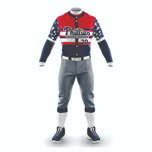 Uniformes de baseball de qualité supérieure, personnalisables avec logo, prix abordable, vente en gros, fabrication au Pakistan, offre spéciale. - Product Image 2