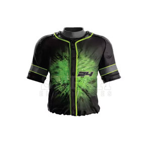 Uniforme de Béisbol y Sóftbol Profesional Hecho a Medida, Transpirable, 100% Poliéster, Mangas Cortas, Impresión por Transferencia de Calor, Unisex para Adultos - Product Image 2