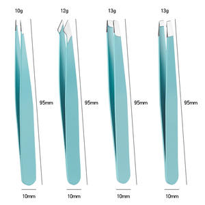 แหนบถอนขนตาสแตนเลสปลายแหลมสำหรับการต่อขนตา - Product Image 3