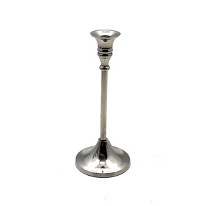 <b>Silver</b> Plated Christmas Decorative Metal Candle Holders for Indoor and Outdoor Lighting Decoration Candle Stand - Product Image 2