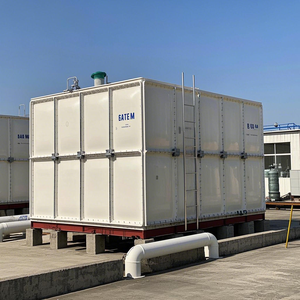 Réservoir d'eau 2000L pour le mélange de béton résistant aux hautes températures équipement de chantier 70KW 3000L/heure taille 7*6*3m 220V - Product Image 4