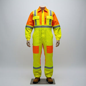 Overol de Trabajo de Alta Visibilidad Industrial Unisex de Seguridad 2025, Traje de Alta Calidad con Certificación Oeko-Tex y Características Antialérgicas - Product Image 4