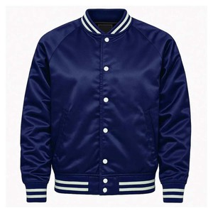 2025 Top qualité Design propre Logo hommes soie grandes tailles Vintage Bomber veste adulte, Nylon coupe-vent haute qualité Bomber veste - Product Image 1