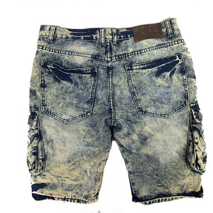 2024 hommes lavage à l'acide Shorts meilleure vente pas cher solide motif tissu en gros lavage à l'acide Shorts pour hommes - Product Image 2