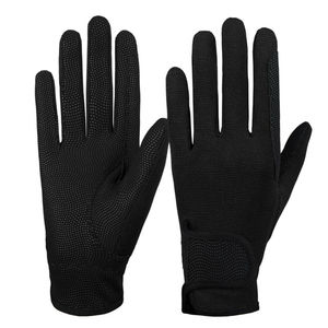 2025 superventas coloridos guantes profesionales para montar a caballo para hombres y mujeres guantes de cuero transpirables guante de montar antideslizante - Product Image 3