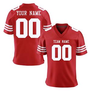 Maillot de football américain léger et confortable de qualité supérieure Vêtements de sport de style récent Techniques imprimées courtes Conception OEM - Product Image 5
