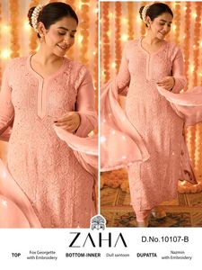 Hoge Vraag Indiase Pakistaanse Stijl Karachi Werk Fancy Salwar Past Bij Etnische Kleding Nieuwste Exclusieve Eid Meest Verkochte Product - Product Image 6